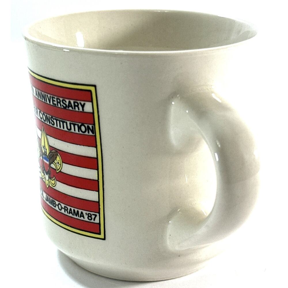 Rare 200th Anniversary Of Constitution Golden Empire Council Jamb-O-Rama ‘87 Mug - Picture 6 of 10